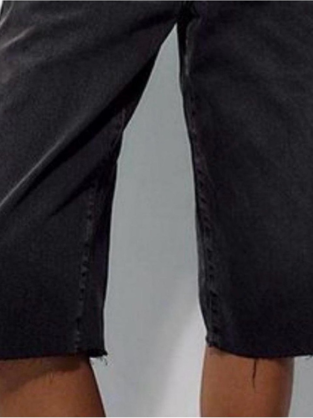 Free People Black Men’s Jeans with Contrast Stitching